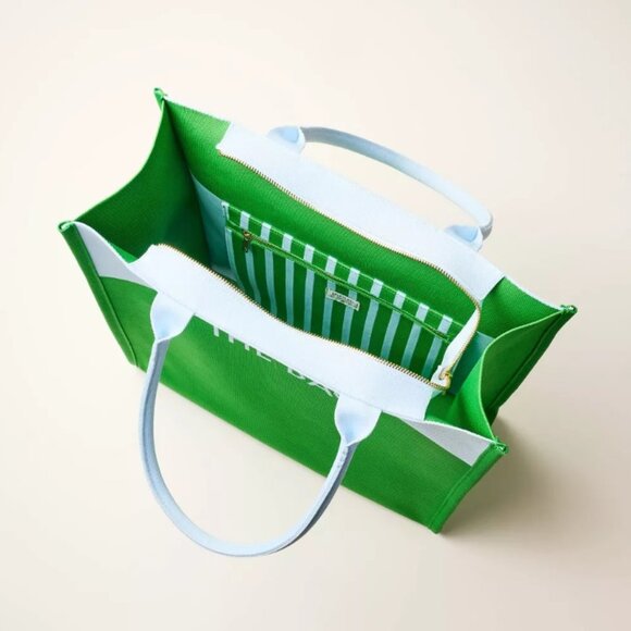 Colorblock Knit Tote Bag - kate spade new york x Target Green/Blue - Picture 3 of 4